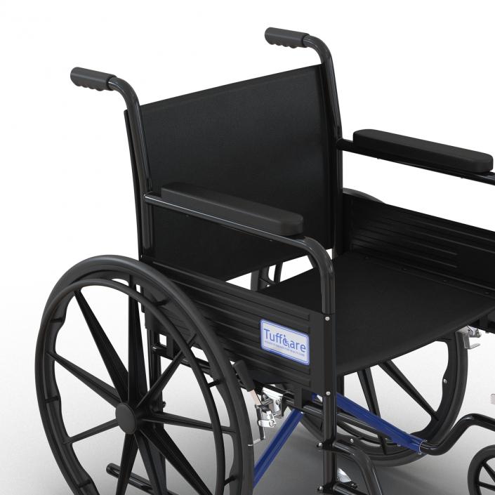 Wheelchair Rigged 3D