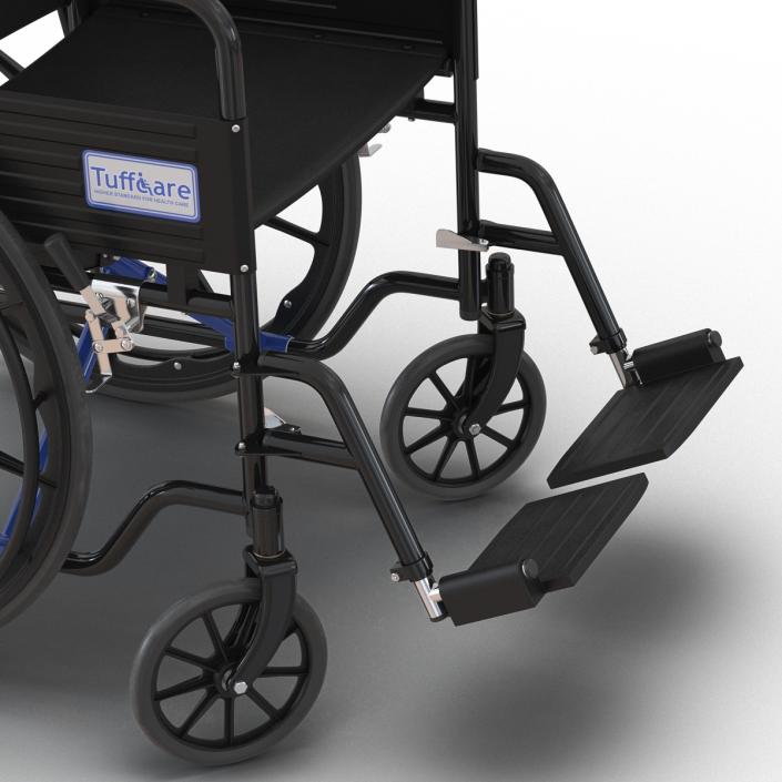 Wheelchair Rigged 3D