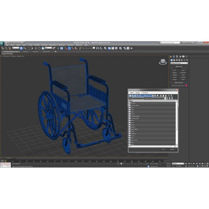 3D Wheelchair Generic model