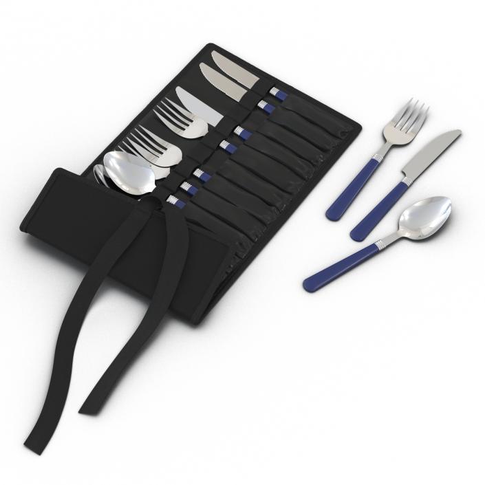 3D Picnic Cutlery Set model