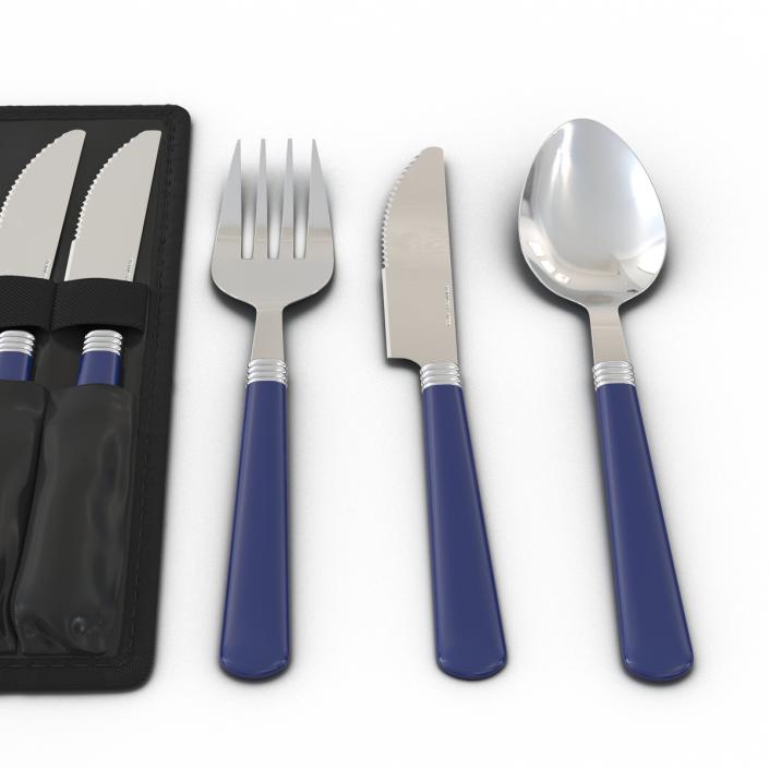 3D Picnic Cutlery Set model