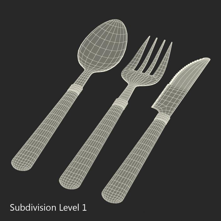 3D Cutlery Set