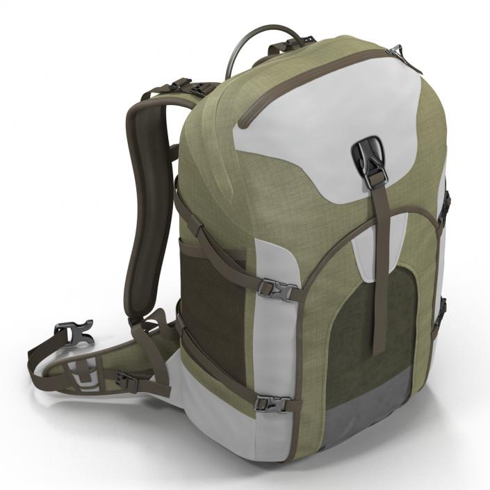 Fishing Backpack Generic 3D model