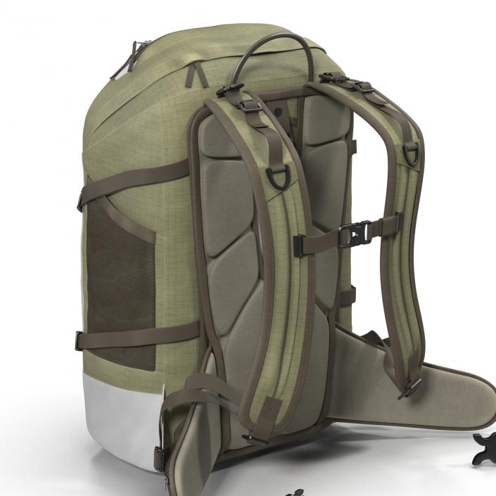 Fishing Backpack Generic 3D model