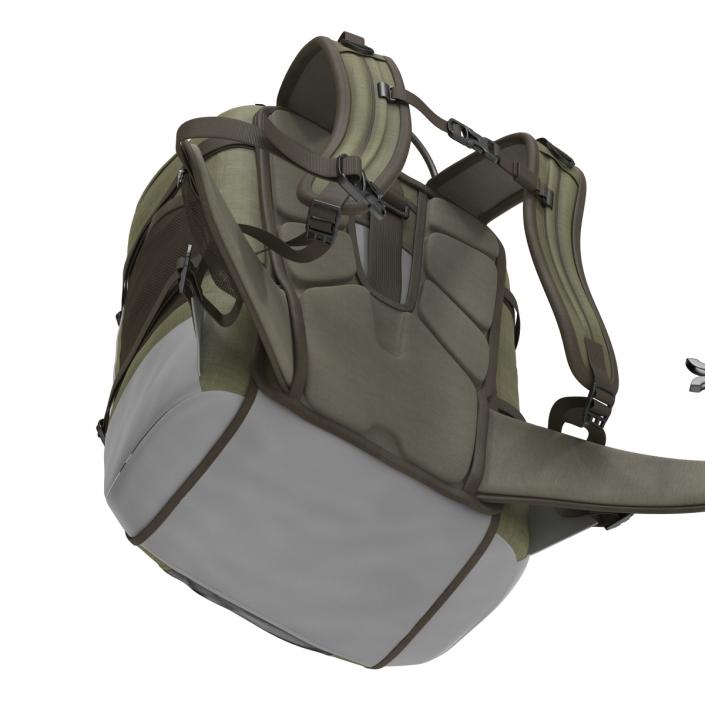 Fishing Backpack Generic 3D model