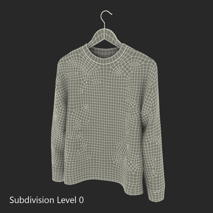 Sweater on Hanger 3D