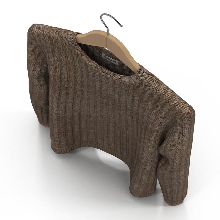 Sweater on Hanger 2 3D model