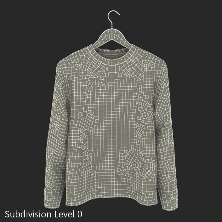 Sweater on Hanger 2 3D model