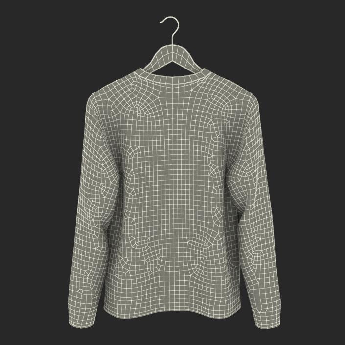 Sweater on Hanger 2 3D model