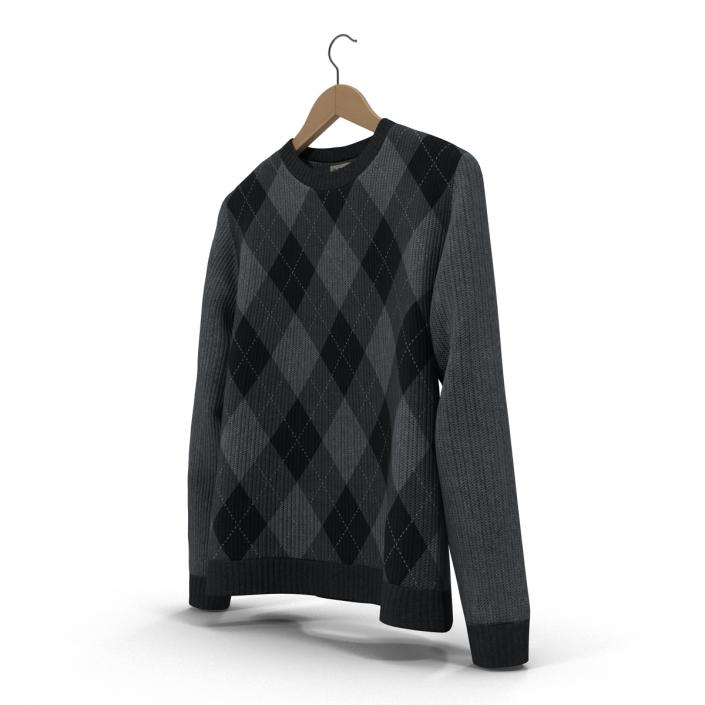 Sweater on Hanger 3 3D model