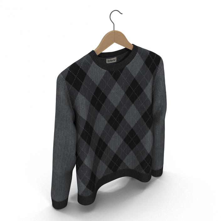 Sweater on Hanger 3 3D model