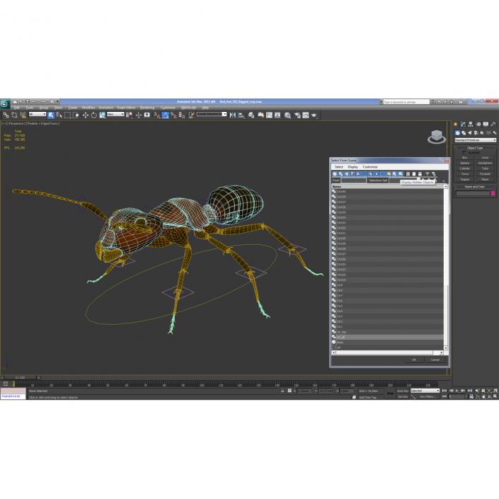 Red Ant Rigged 3D model