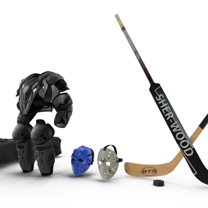 Hockey Equipment 3D Models Collection 2 3D model