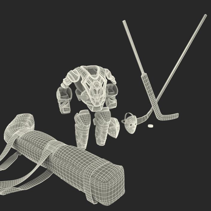 Hockey Equipment 3D Models Collection 2 3D model