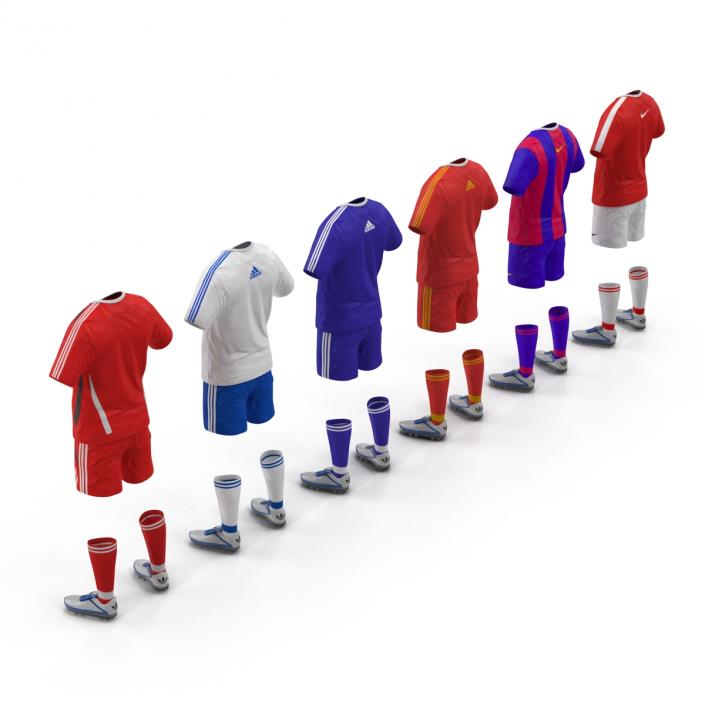 3D model Soccer Clothes Collection