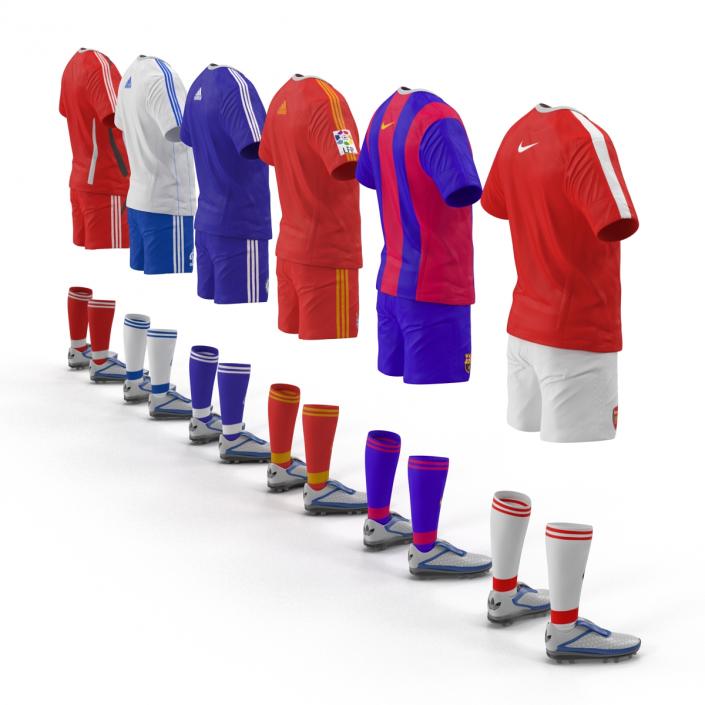 3D model Soccer Clothes Collection