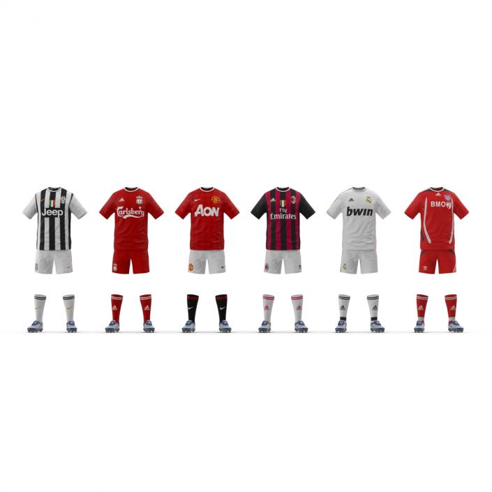 3D model Soccer Clothes Collection