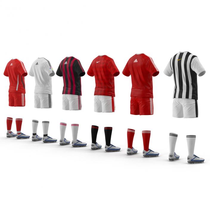 3D model Soccer Clothes Collection