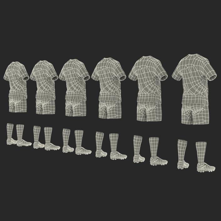 3D model Soccer Clothes Collection