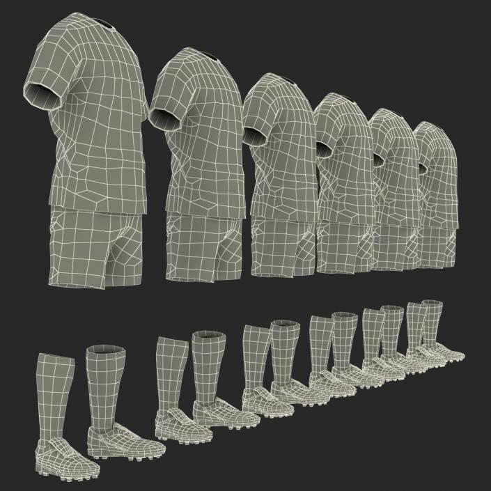 3D model Soccer Clothes Collection