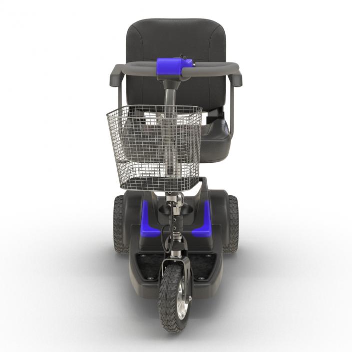 3D Electric Wheelchair Rigged