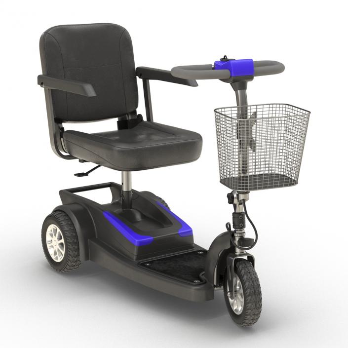 3D Electric Wheelchair Rigged