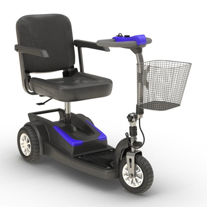 3D Electric Wheelchair Rigged