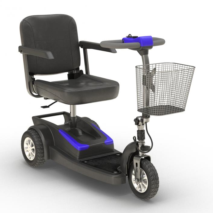 3D Electric Wheelchair Rigged