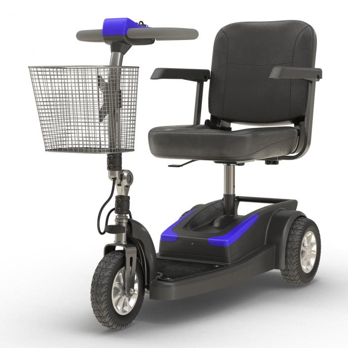 3D Electric Wheelchair Rigged