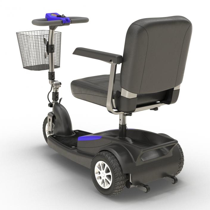 3D Electric Wheelchair Rigged