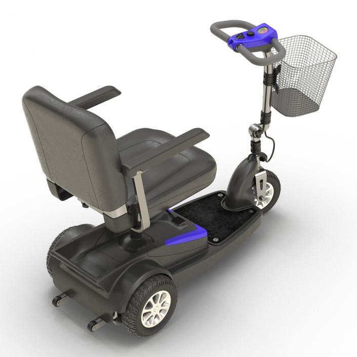 3D Electric Wheelchair Rigged