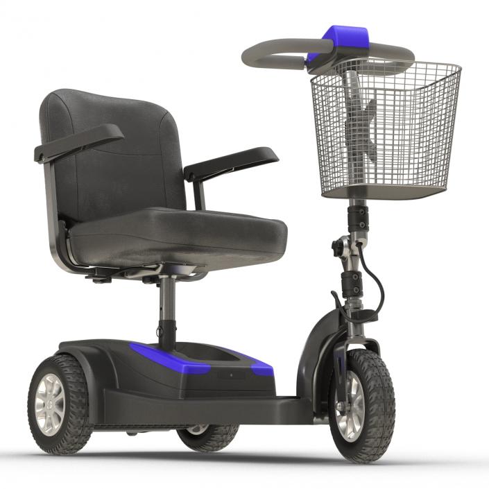 3D Electric Wheelchair Rigged