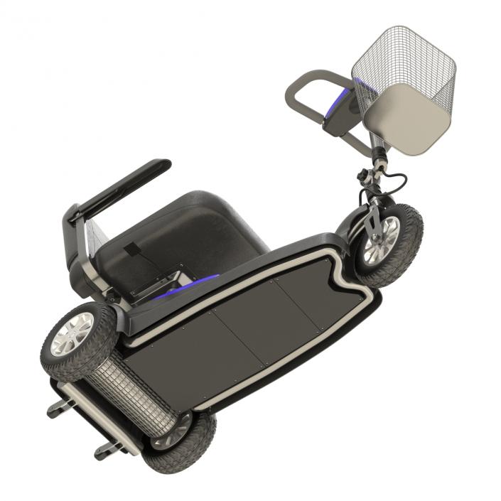 3D Electric Wheelchair Rigged