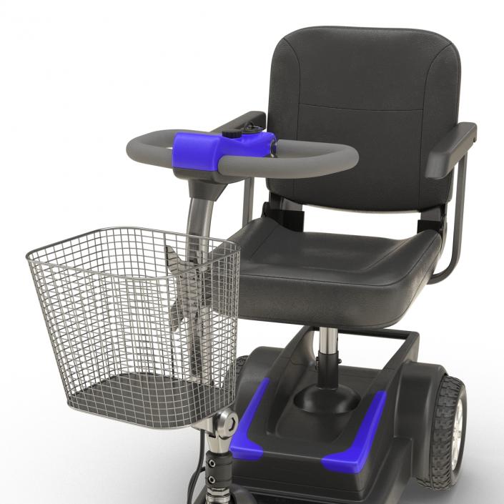 3D Electric Wheelchair Rigged