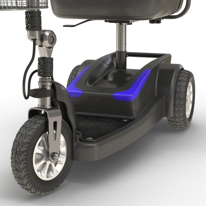 3D Electric Wheelchair Rigged