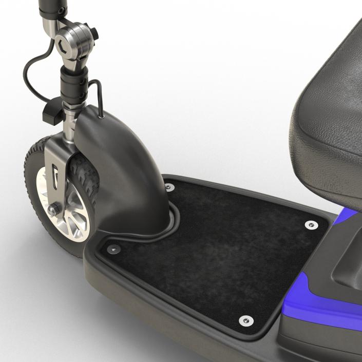 3D Electric Wheelchair Rigged