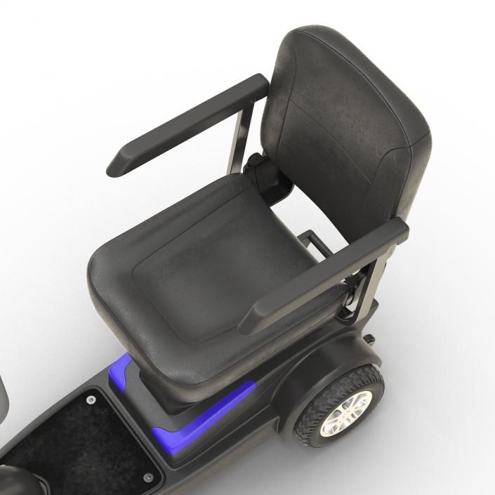 3D Electric Wheelchair Rigged