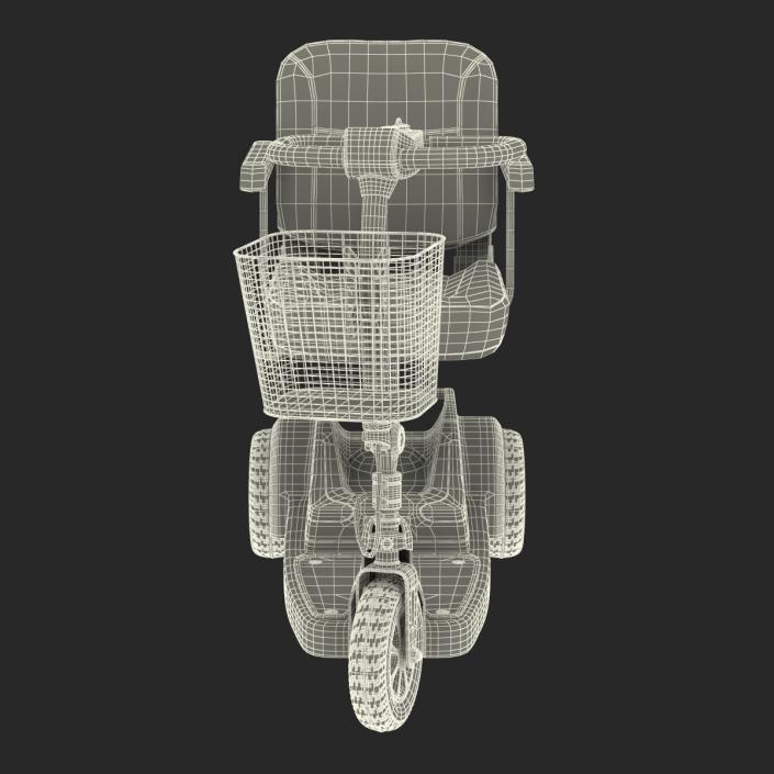 3D Electric Wheelchair Rigged