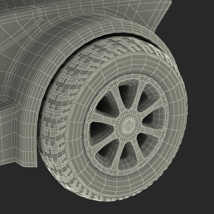 3D Electric Wheelchair Rigged