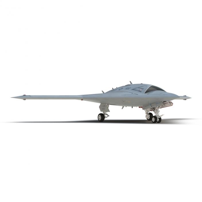 3D Northrop Grumman X-47B UAV