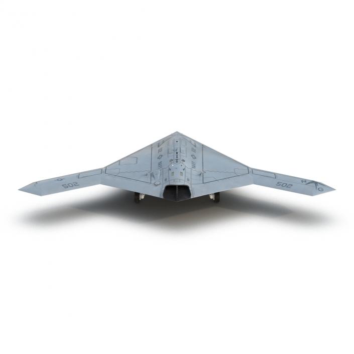 3D Northrop Grumman X-47B UAV