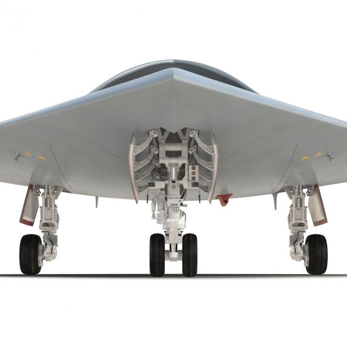 3D Northrop Grumman X-47B UAV