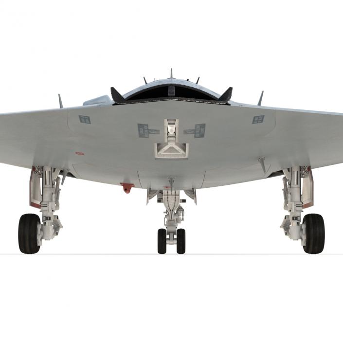 3D Northrop Grumman X-47B UAV