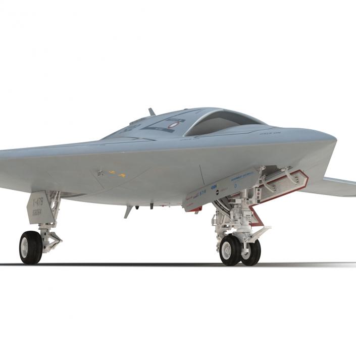 3D Northrop Grumman X-47B UAV