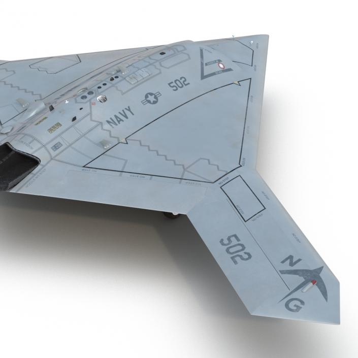 3D Northrop Grumman X-47B UAV