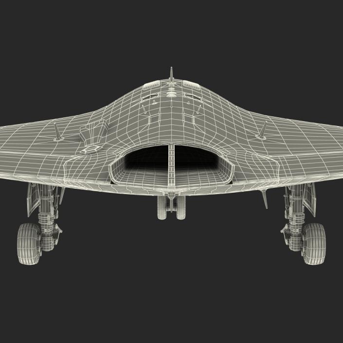 3D Northrop Grumman X-47B UAV