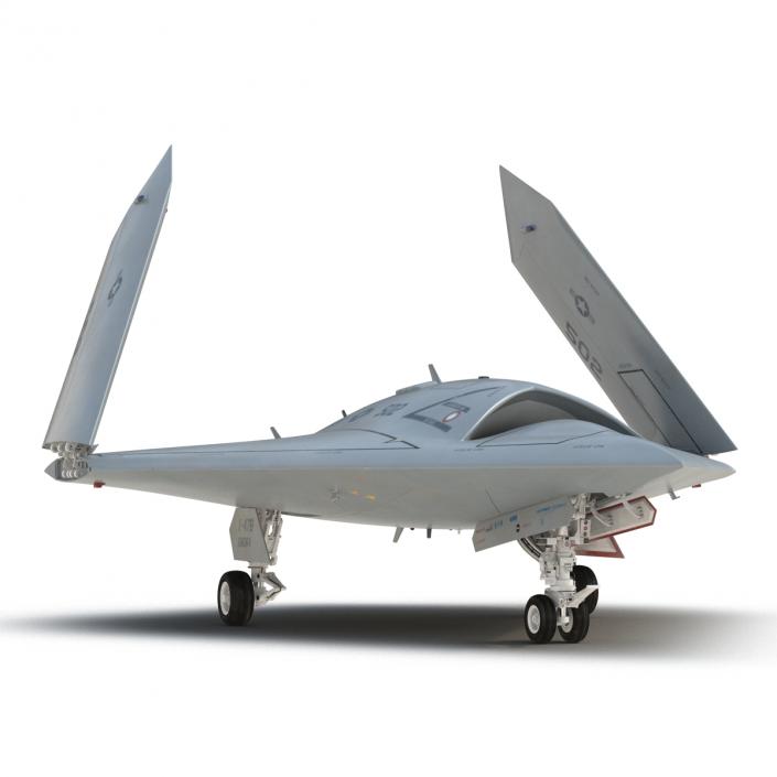 Northrop Grumman X-47B UAV Folded Wings 3D model