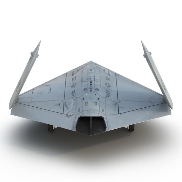 Northrop Grumman X-47B UAV Folded Wings 3D model