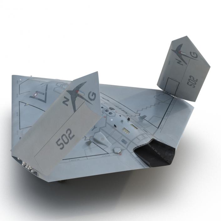 Northrop Grumman X-47B UAV Folded Wings 3D model