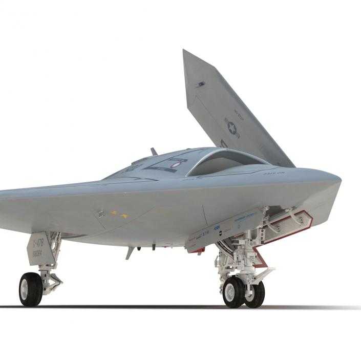 Northrop Grumman X-47B UAV Folded Wings 3D model